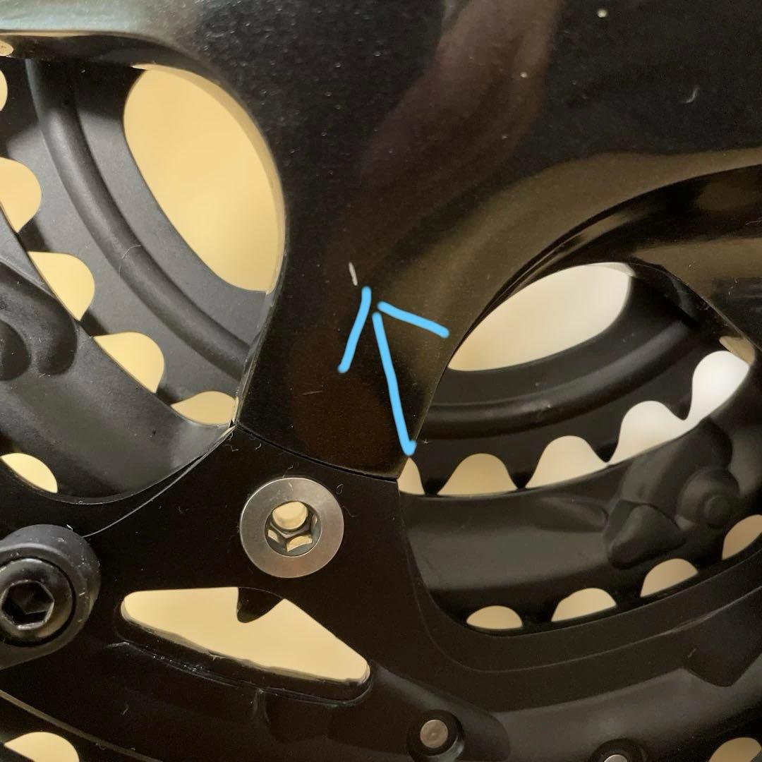 シマノ SORA クランク3速165mm、フロントディレイラー セット