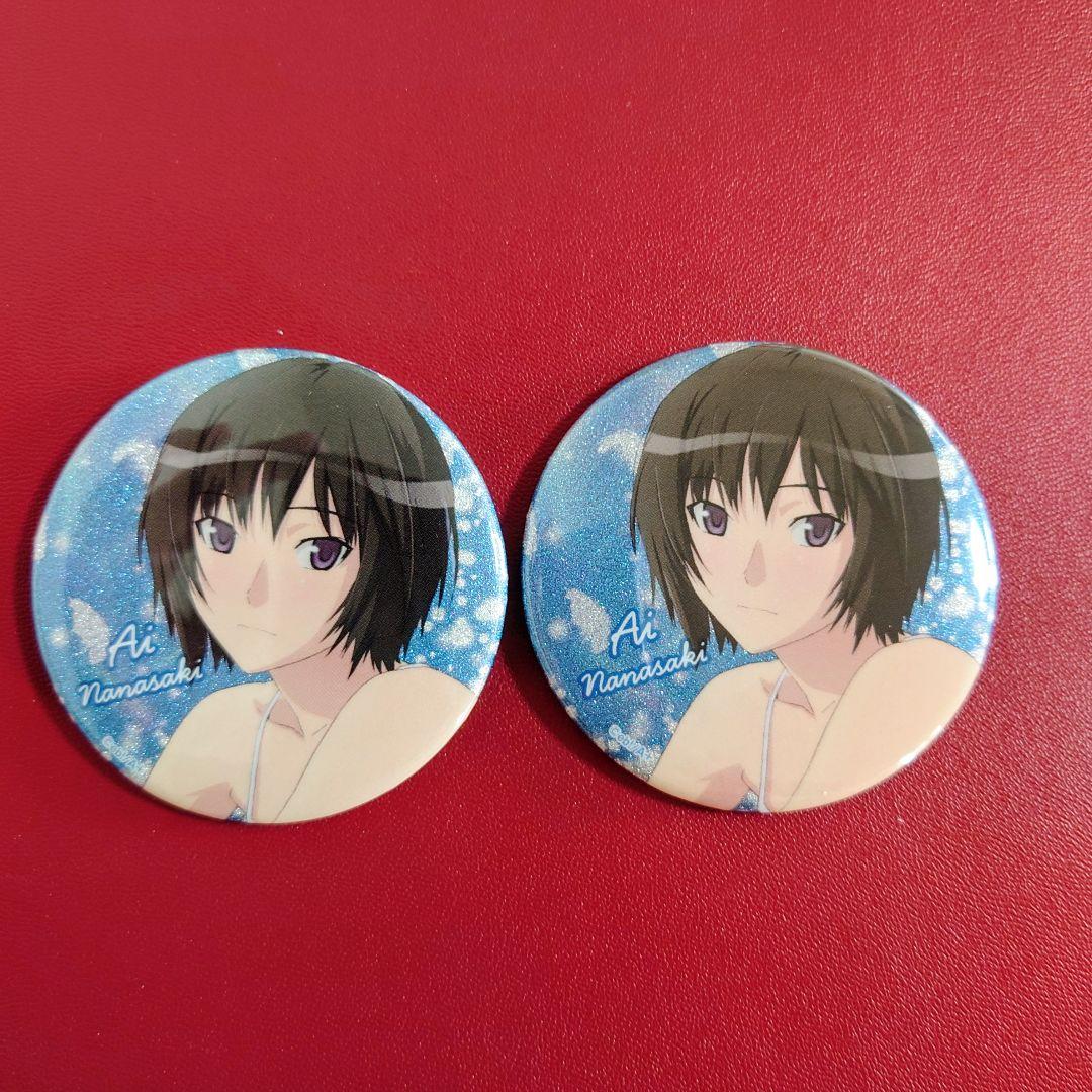 アマガミSS　七咲逢　缶バッジ　2個　アマガミ15周年