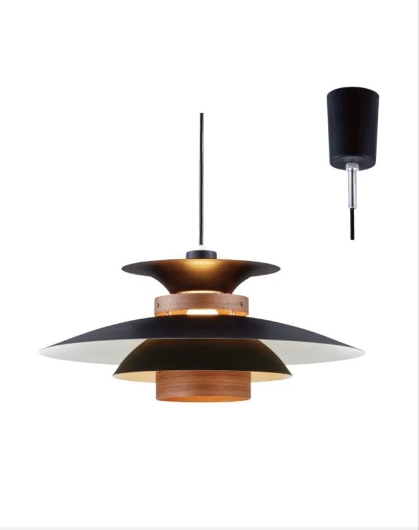 未使用　MERCERO メルチェロ　ウォールナット　照明　ペンダントライト