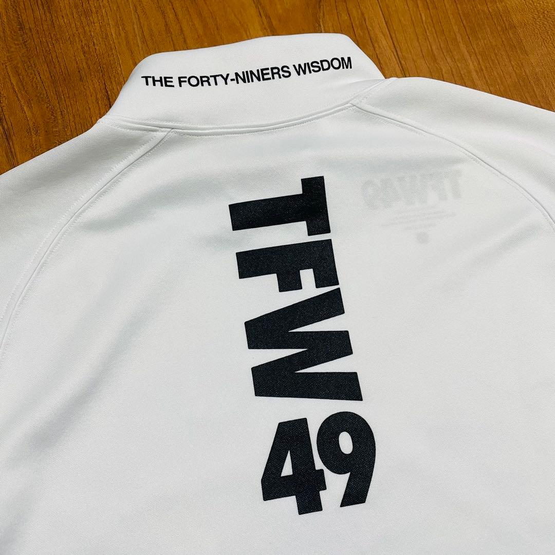 TFW49 モックネック　長袖　ホワイト　L junhashimoto ゴルフ