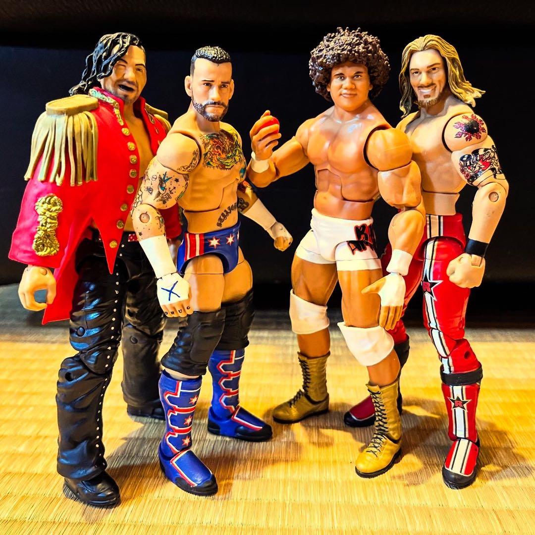 CMパンク ジェイウーソ 中邑真輔 エッジ カーメロ カリート WWEフィギュア