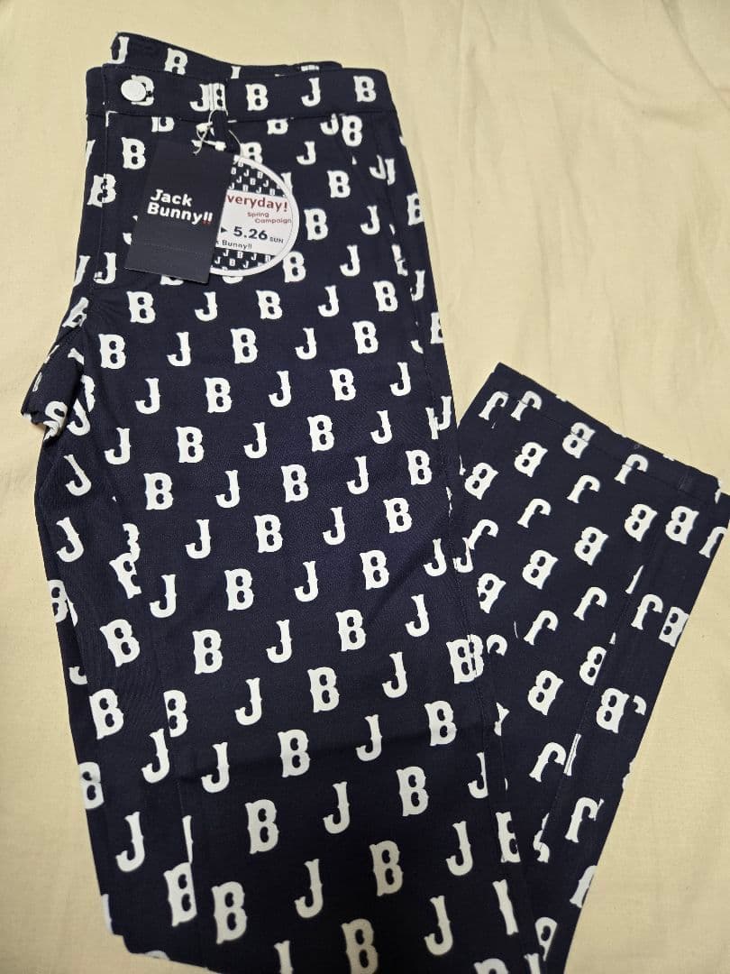 ジャックバニー　ネイビー　ゴルフウェア　パンツ　4　サイズ　M