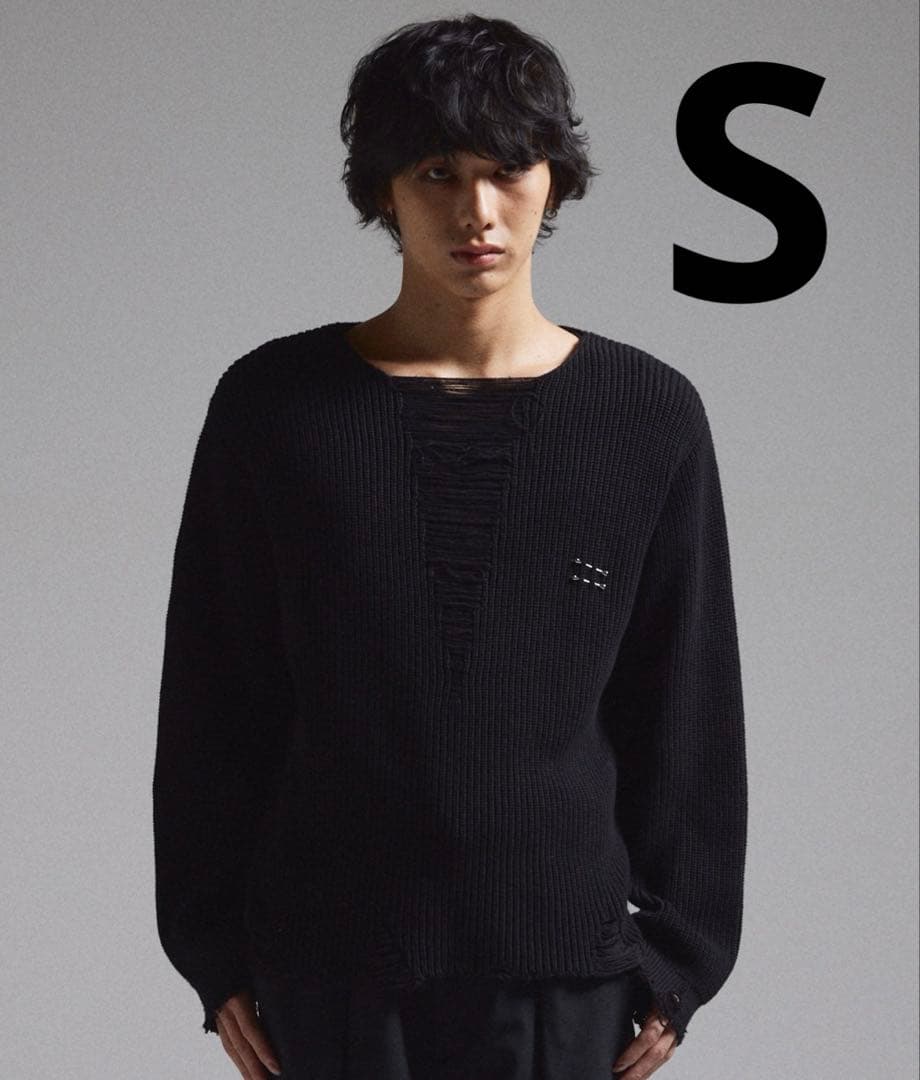 Grancy Pierced Damage Knit / ピアスダメージニット