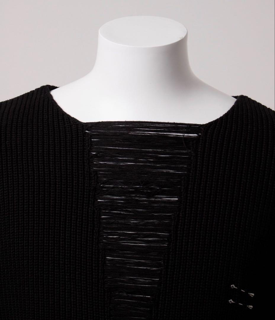 Grancy Pierced Damage Knit / ピアスダメージニット