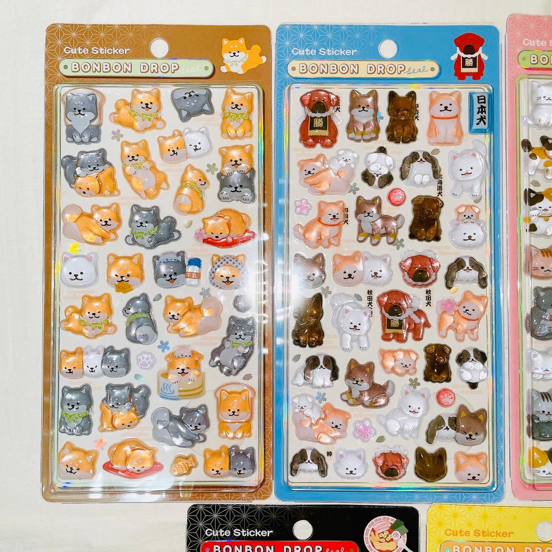 【クーリア正規品】 ボンボンドロップシール　和柄　7種セット　和風　ボンドロ