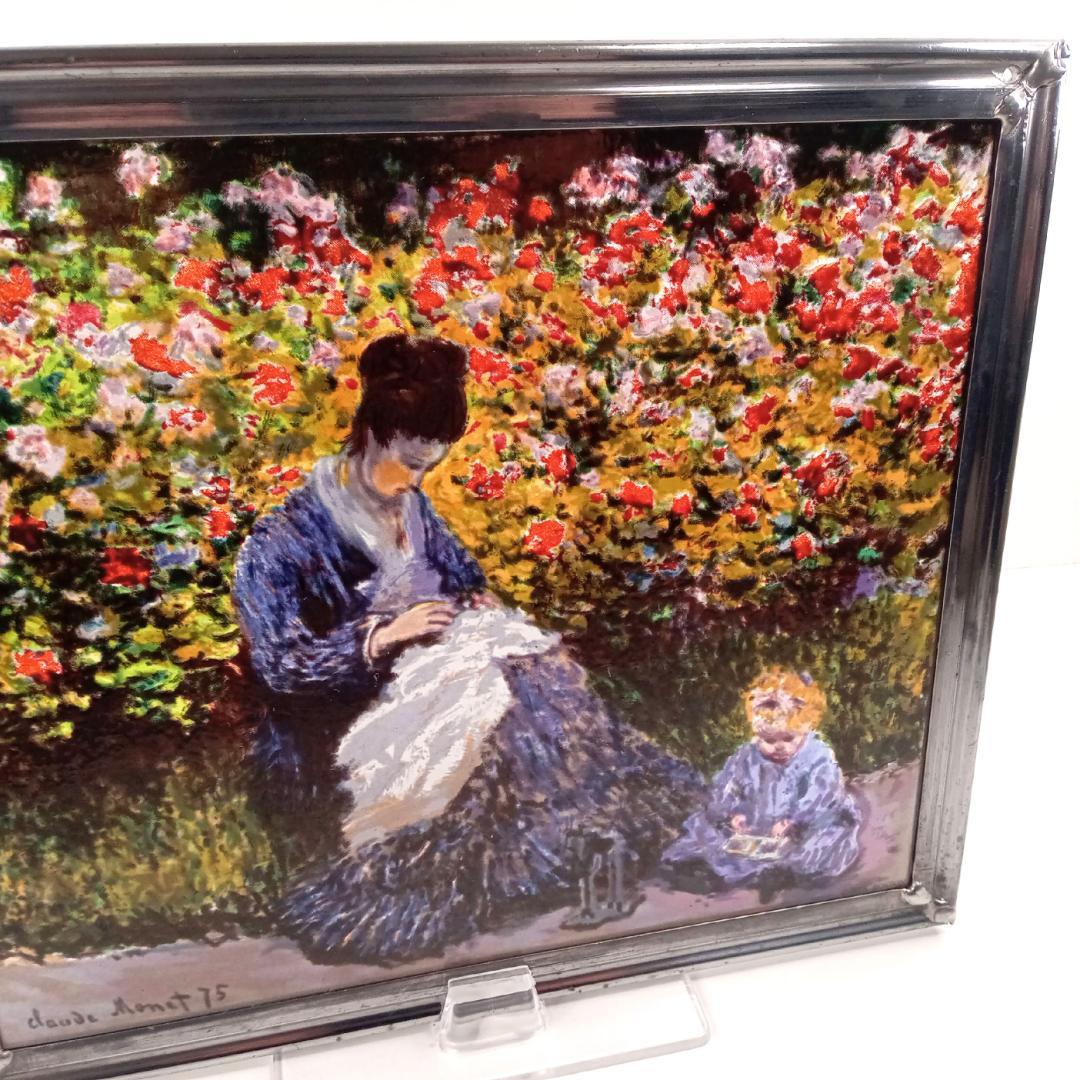 モネ ステンドグラス カミーユと子供ボストン美術館グラスマスターズ