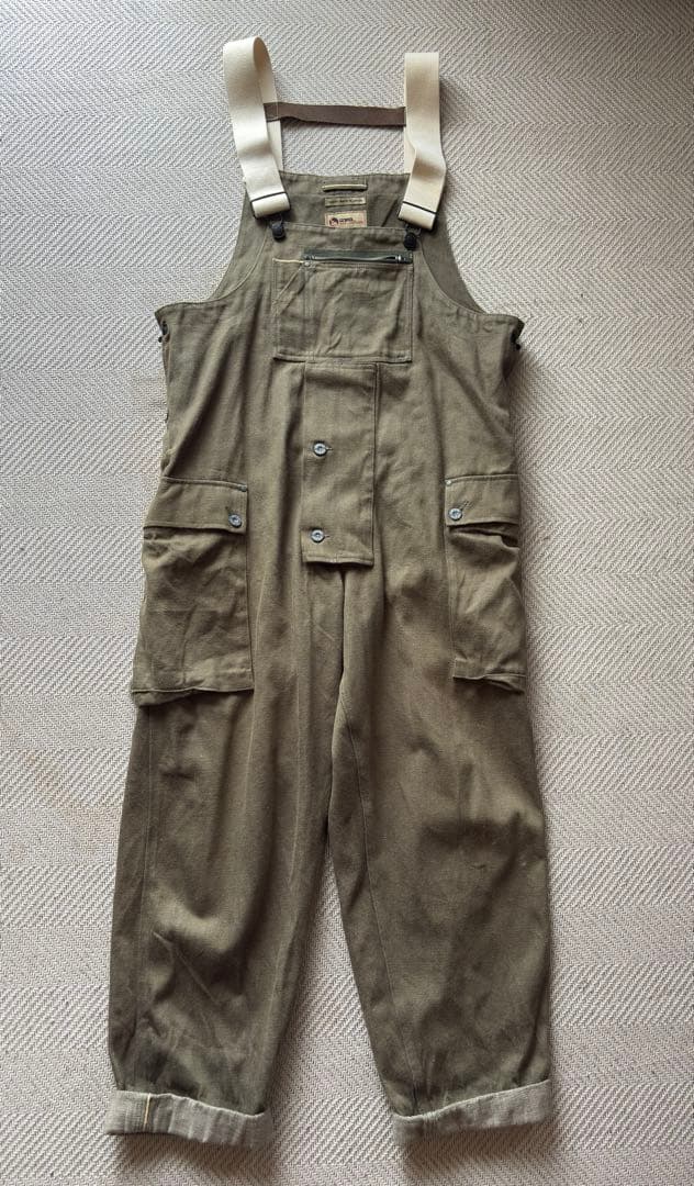 ナイジェルケーボン Lybro オーバーオール 50 岡山グリーンデニム