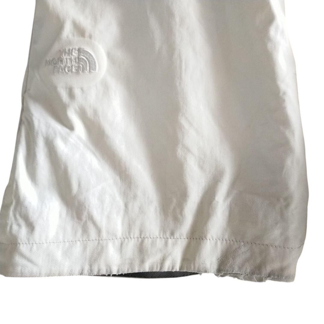 【高機能】US ノースフェイス HYVENT スノーボード パンツ 白 L