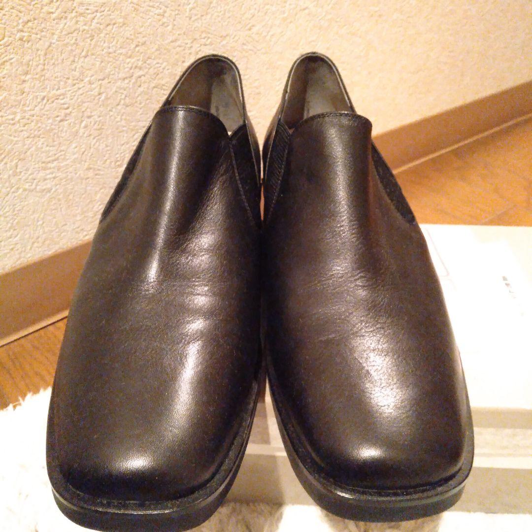 ひ*ま様 黒　マーガレットハウエル25.5cm未使用に近い本革　ブラック