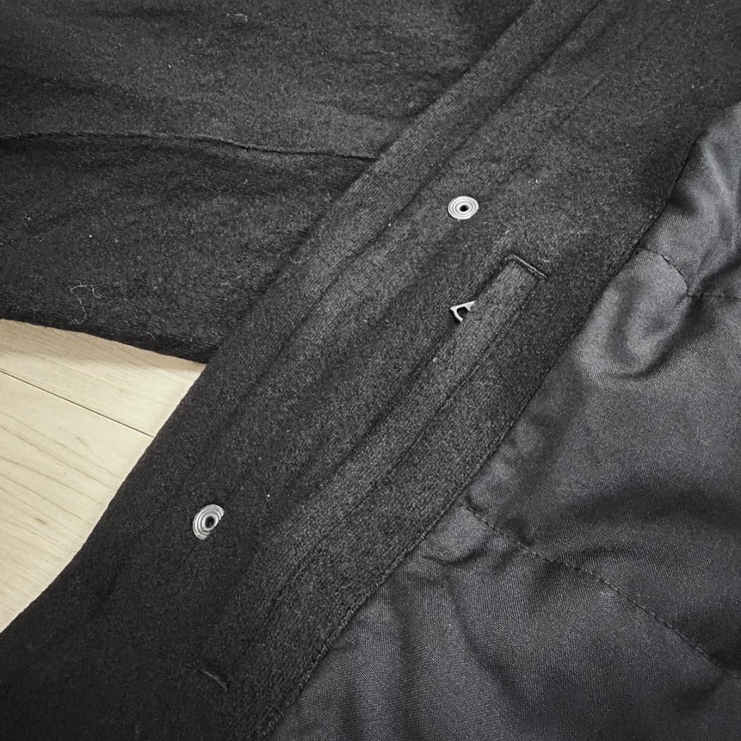 美品［icebreaker × Goldwin メリノウール コート 黒 M］