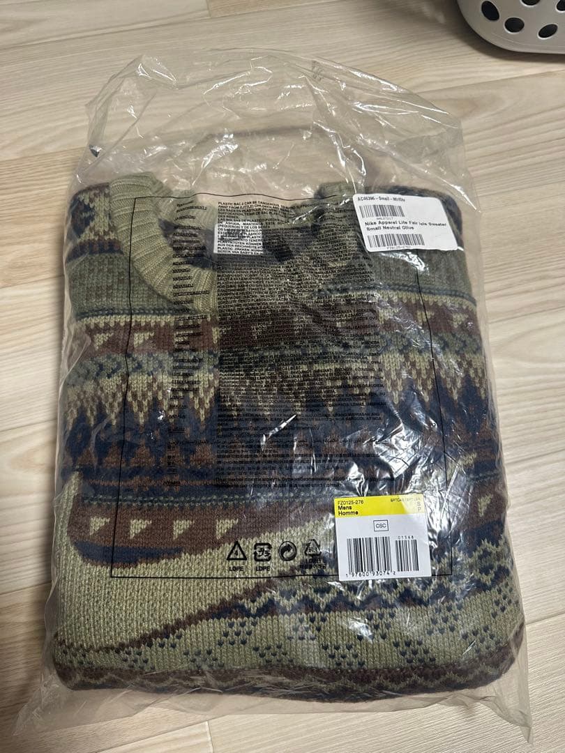 NIKE フェアアイルニット Sサイズ 新品