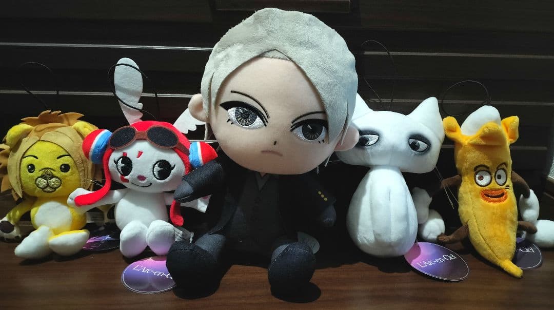 L'Arc~en~Ciel ラルク ラウンドワンぬいぐるみ ５体