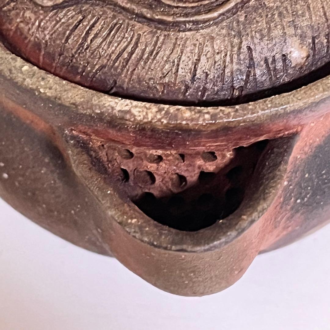 備前焼　作家物　宝瓶　急須　茶器　茶道具　龍