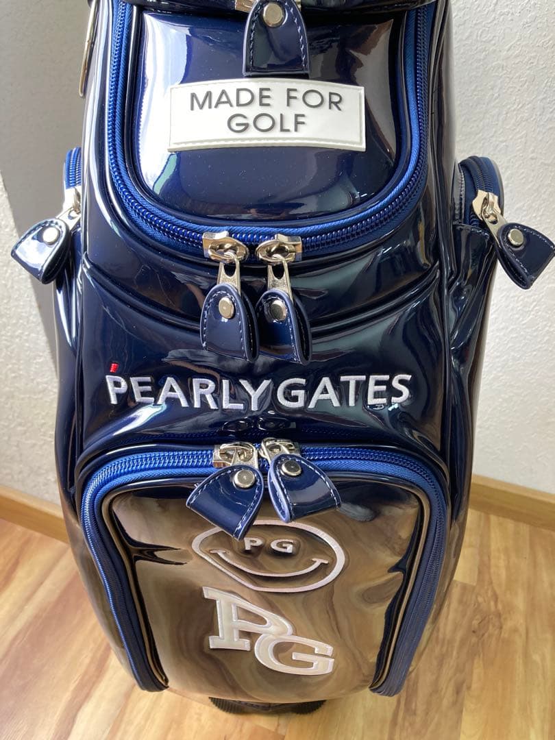 PEARLY GATES キャディバッグ ネイビー ゴルフバッグ