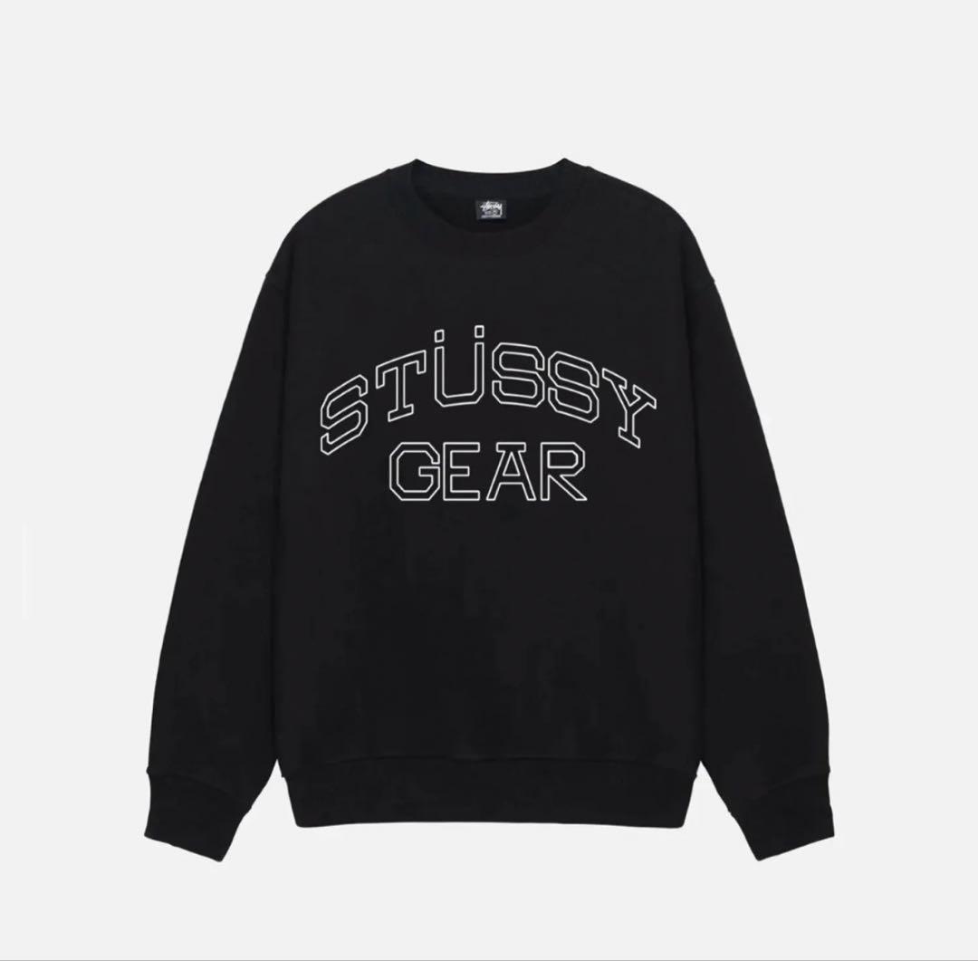 STUSSY ブラック スウェット
