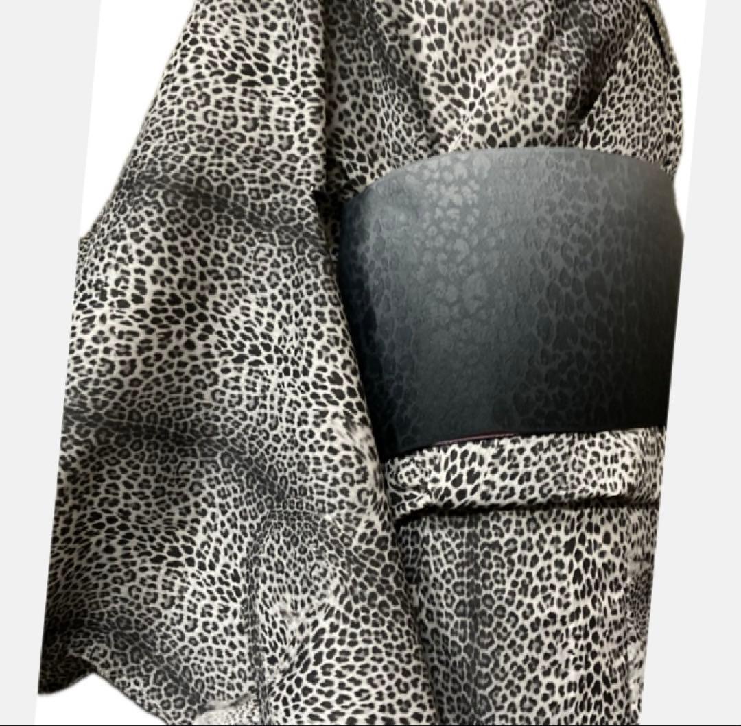 フランスファッションデザイナー　ジャンポール・ゴルチエ　セオα 単浴衣　半幅帯付