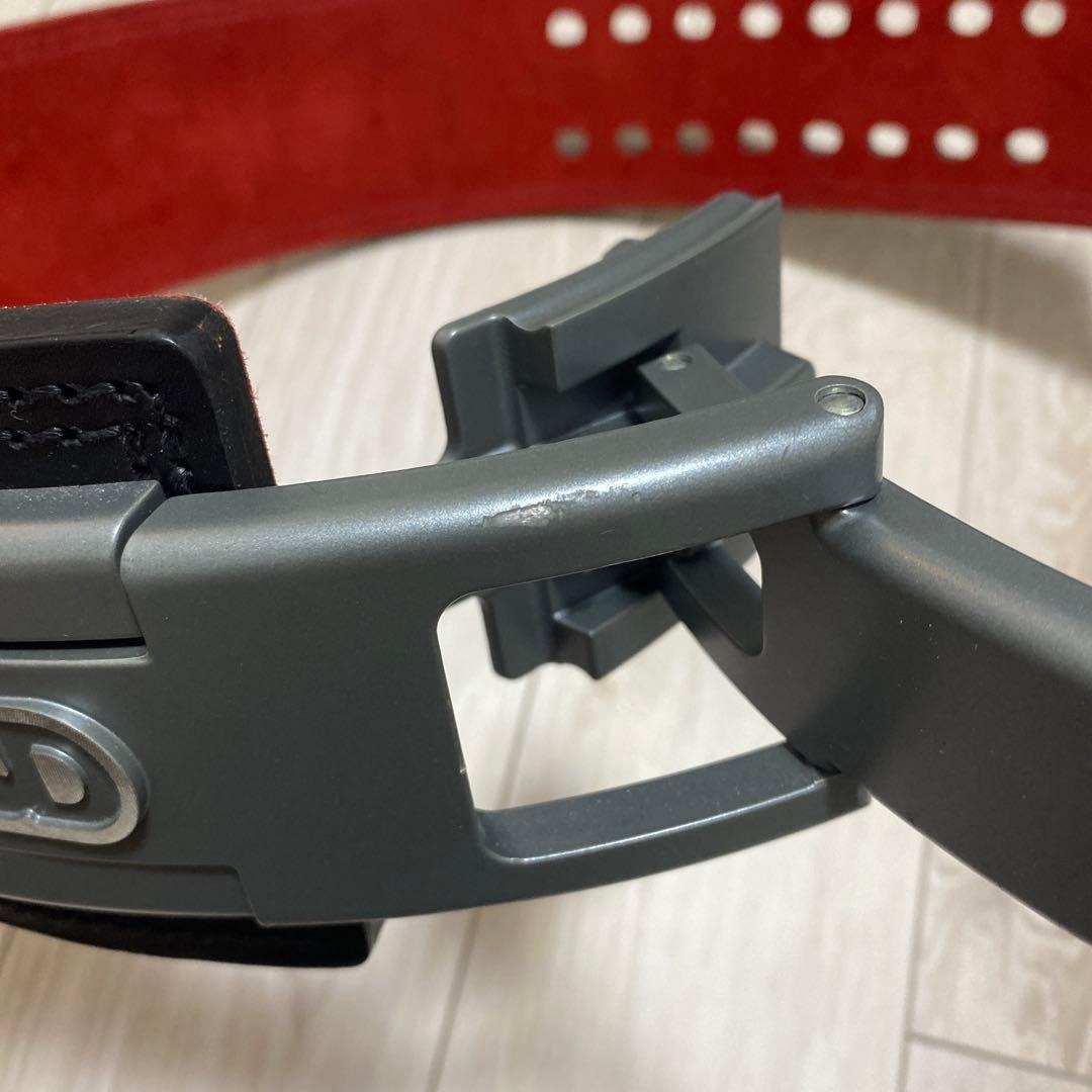 SBD パワーベルト 黒/赤 サイズ調整可能