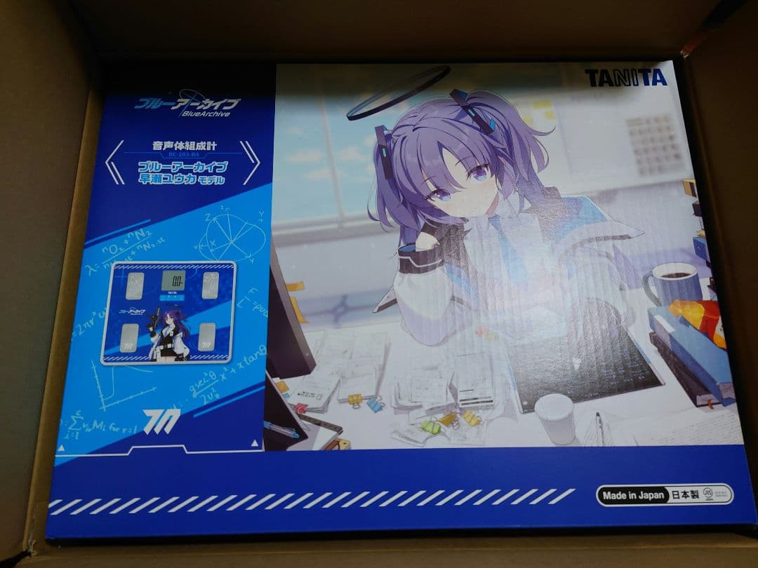 ブルーアーカイブ 早瀬ユウカモデル タニタ 音声体組成計、体重計