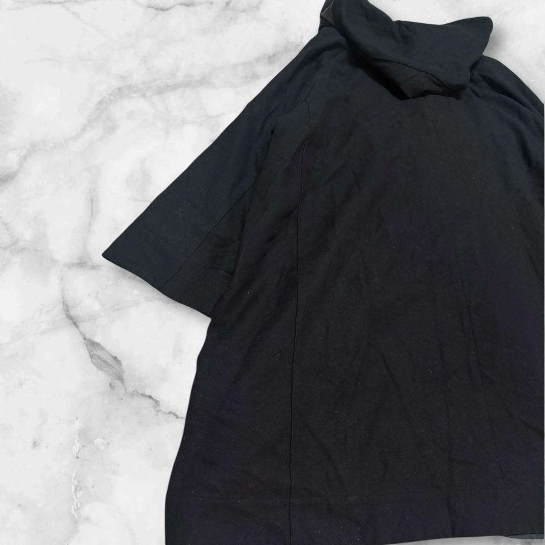 センソユニコ MOYURUパッチワーク コート ジャケット ブラック 異素材