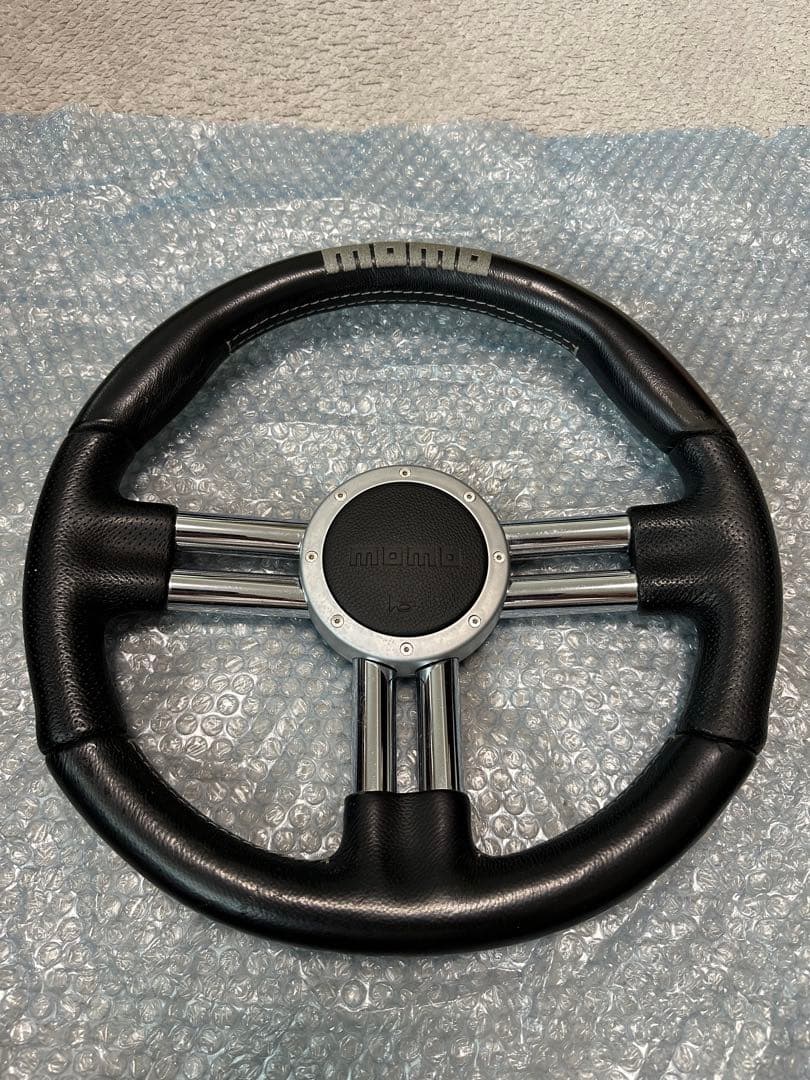 momo V6 ステアリング 348mm Z12ボス付き