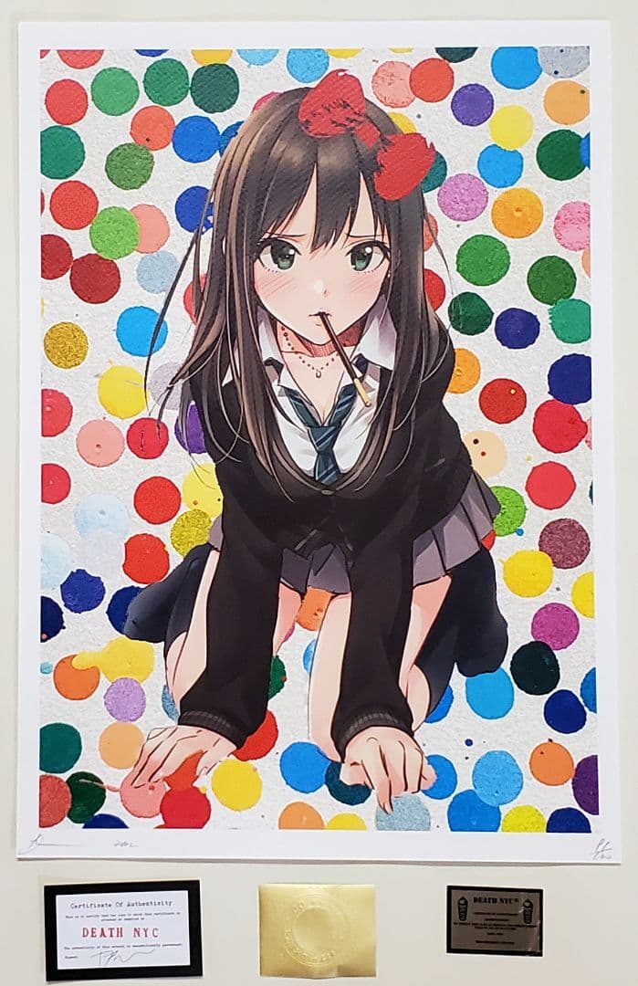 DEATH NYC 女の子　アート　ポスター　限定100枚