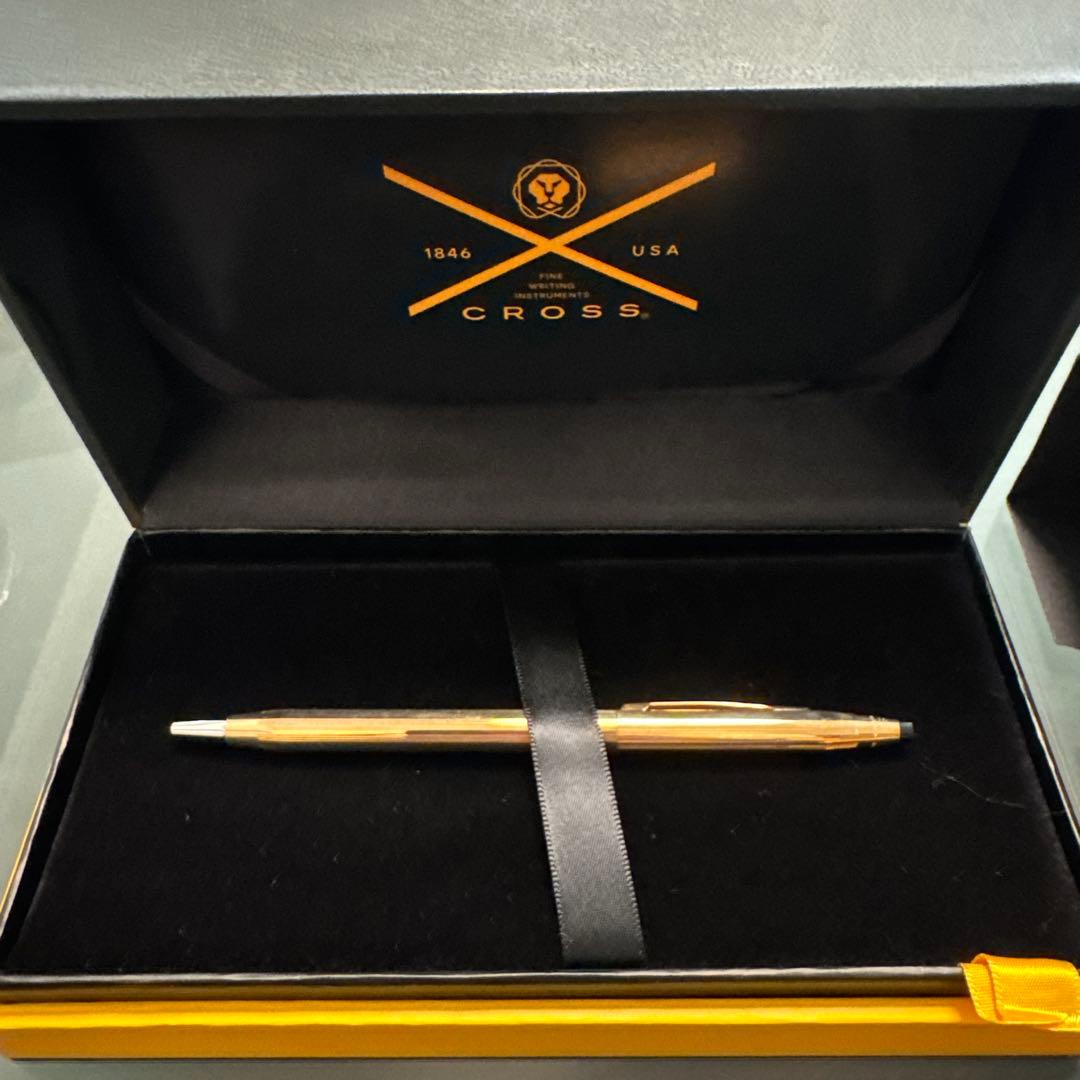 クロス　ボールペン　ゴールド
