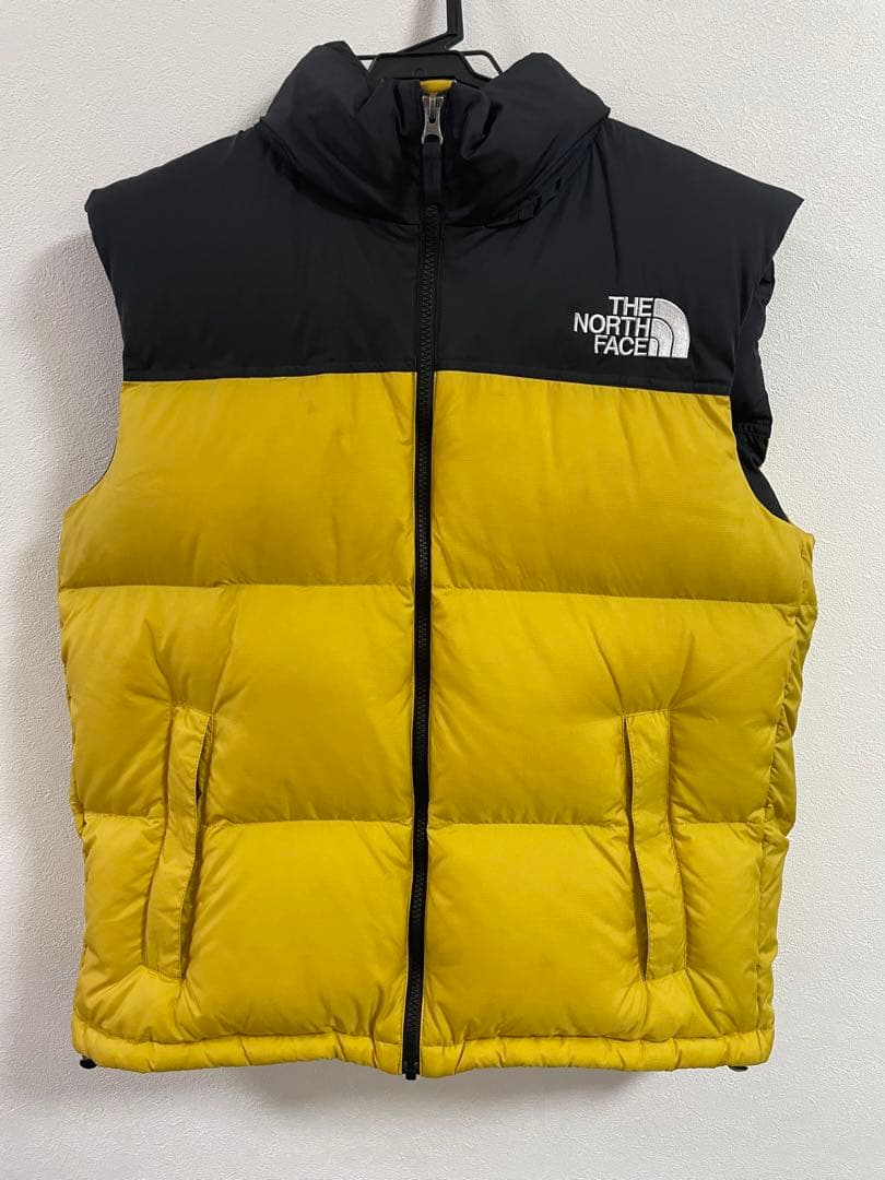 THE NORTH FACE ダウンベスト XL 黒/黄色　値下げ不可
