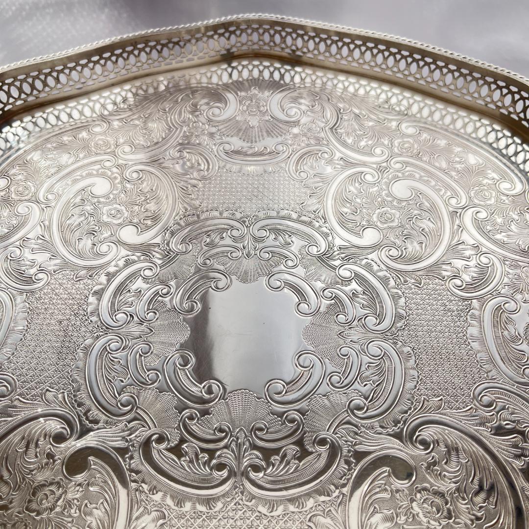 【Craftsmen】 ギャラリートレー 40cm 　八角形 大型 綺麗！！