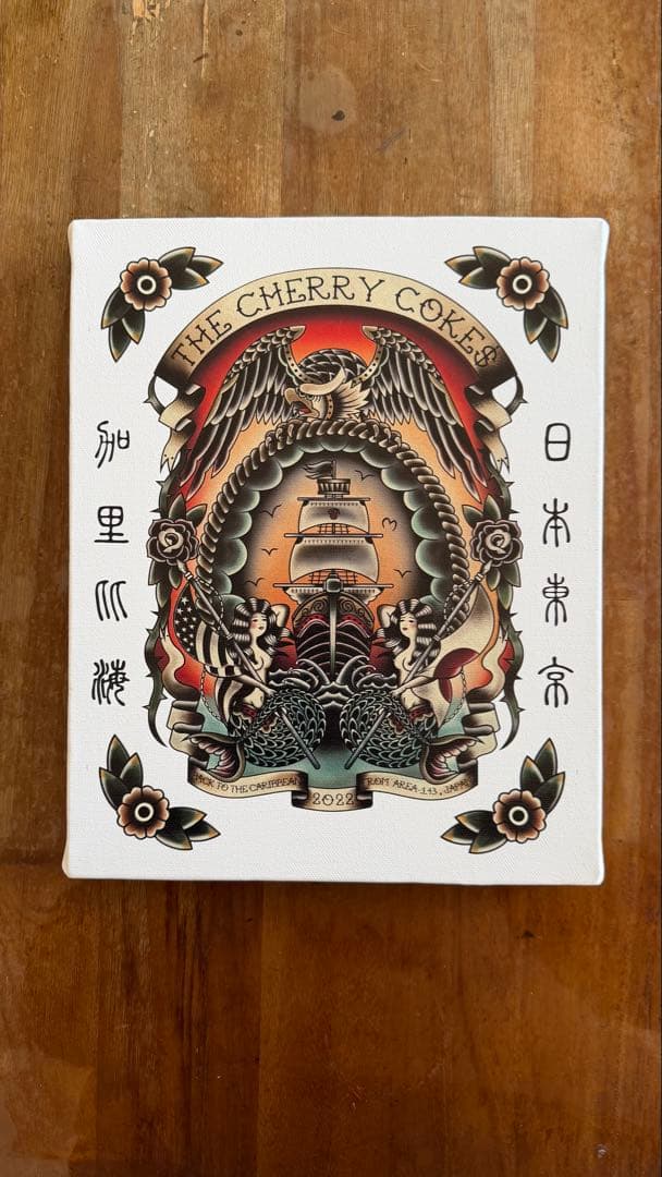 【希少・直筆サイン入り】THE CHERRY COKE$ キャンバスアート