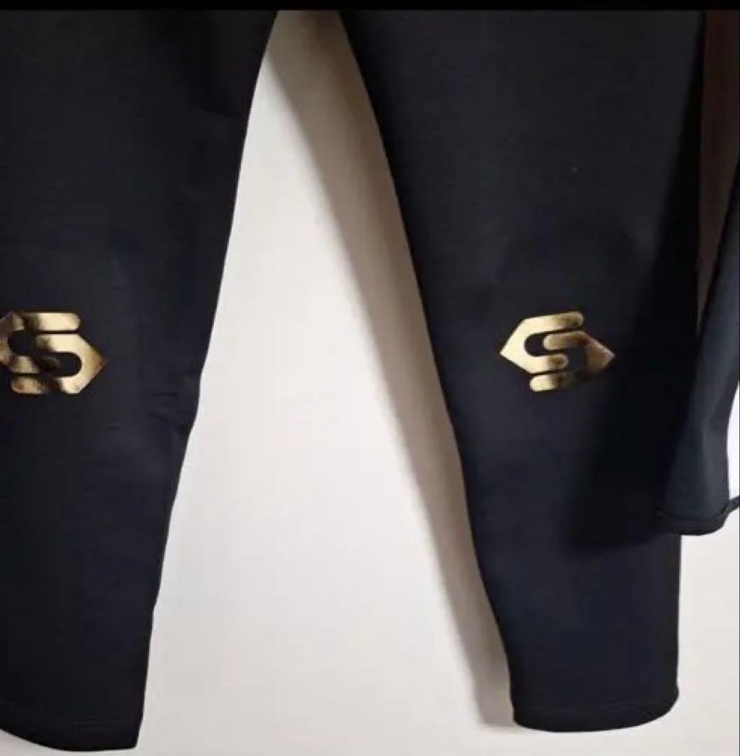 soccer junky DFLジャージ 黒/金　上下セット