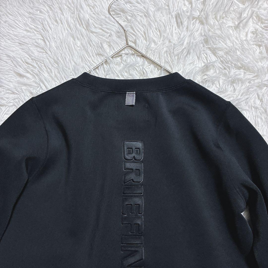 近年モデル⭐️ブリーフィング　スウェット　エンボス加工　3D ゴルフ　黒　XS