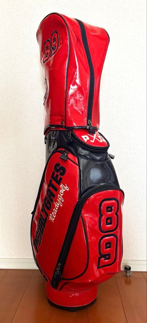 PEARLY GATES キャディバッグ オレンジ