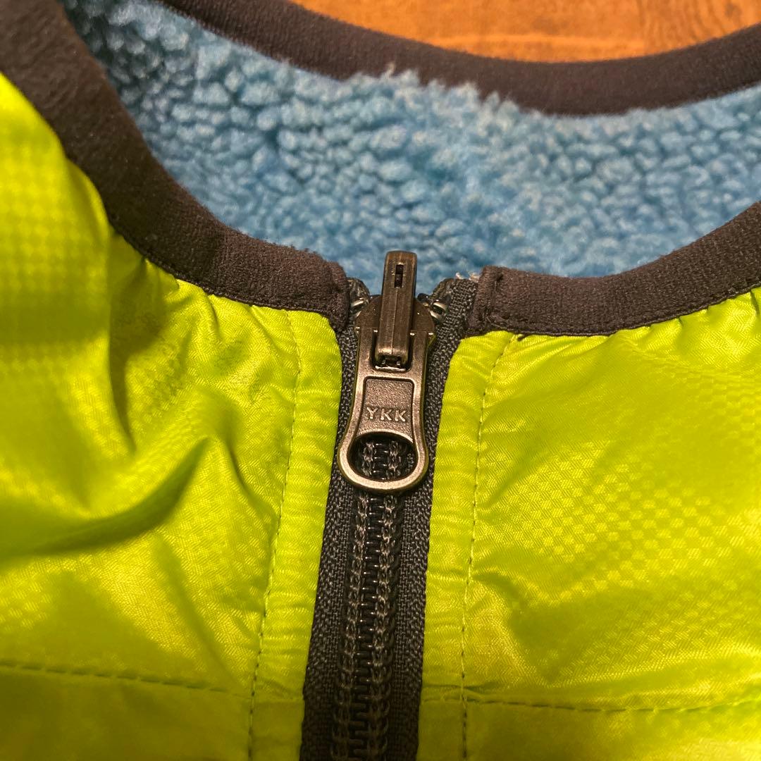 希少サイズ ヨネックス ボアリバーシブルジャケット ブルー xo