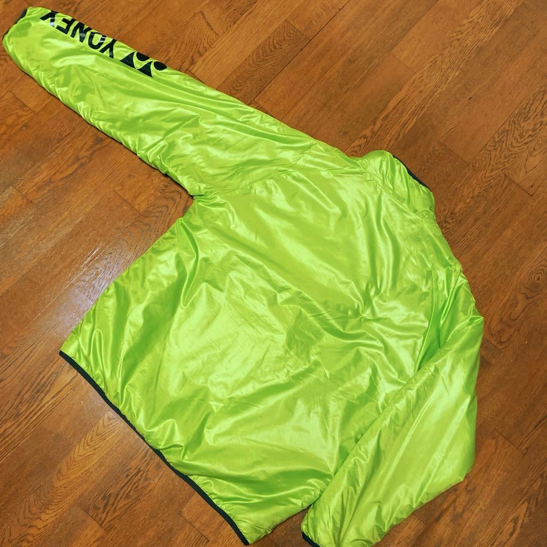 希少サイズ ヨネックス ボアリバーシブルジャケット ブルー xo