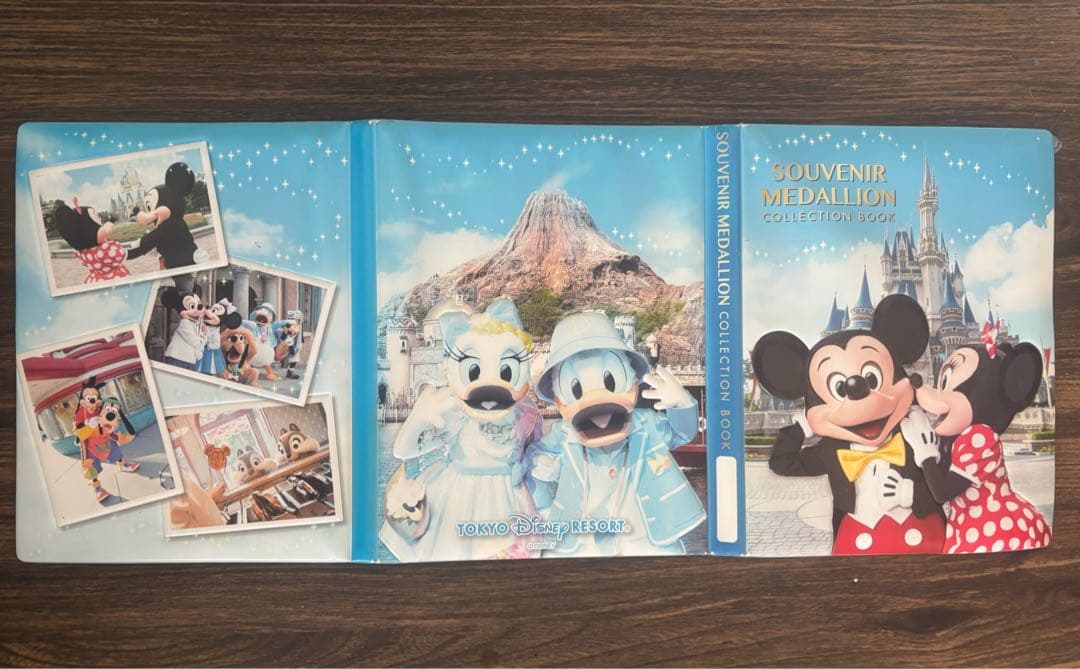ディズニーリゾート メダルブック 35周年記念メダル+2018年メダル　計42枚