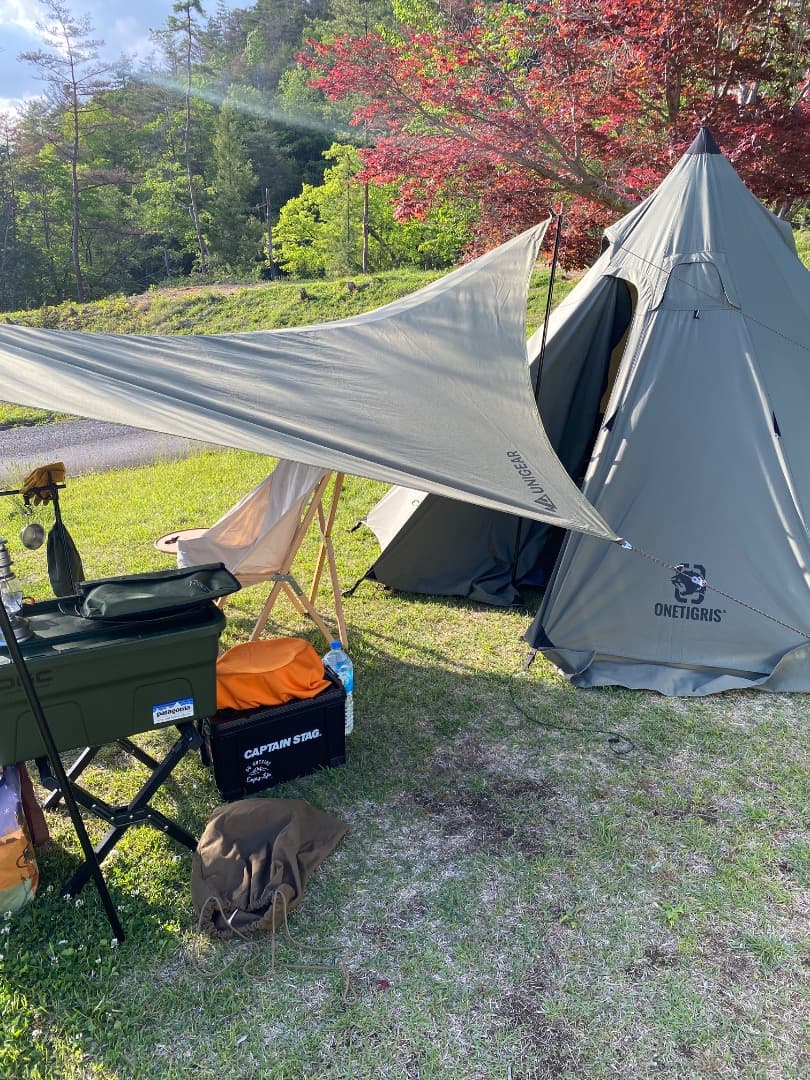 ONETIGRIS 大人2-3人用テントタープセット