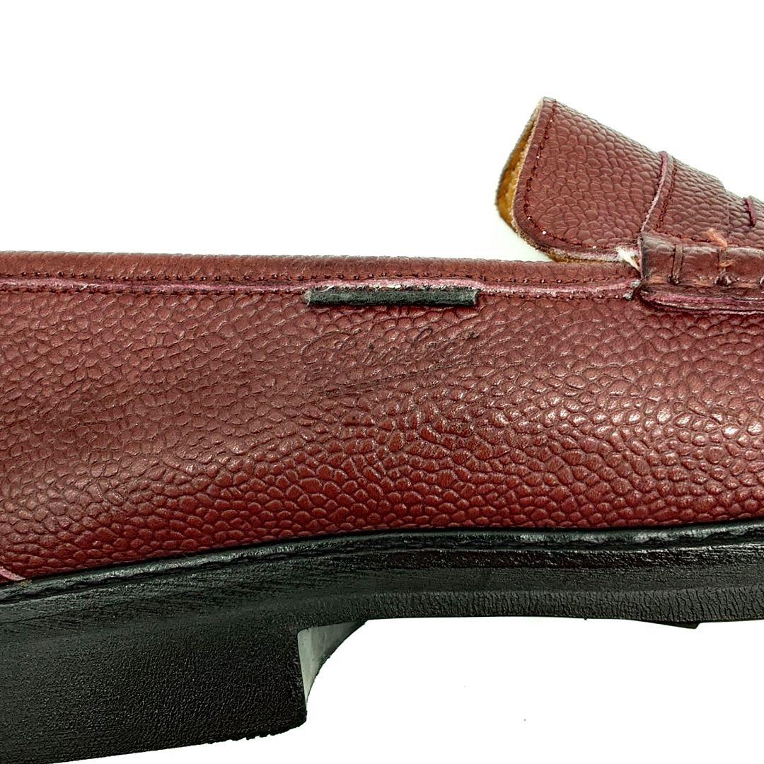 Paraboot パラブーツ シボ革レザー レディース ローファー 24cm相当