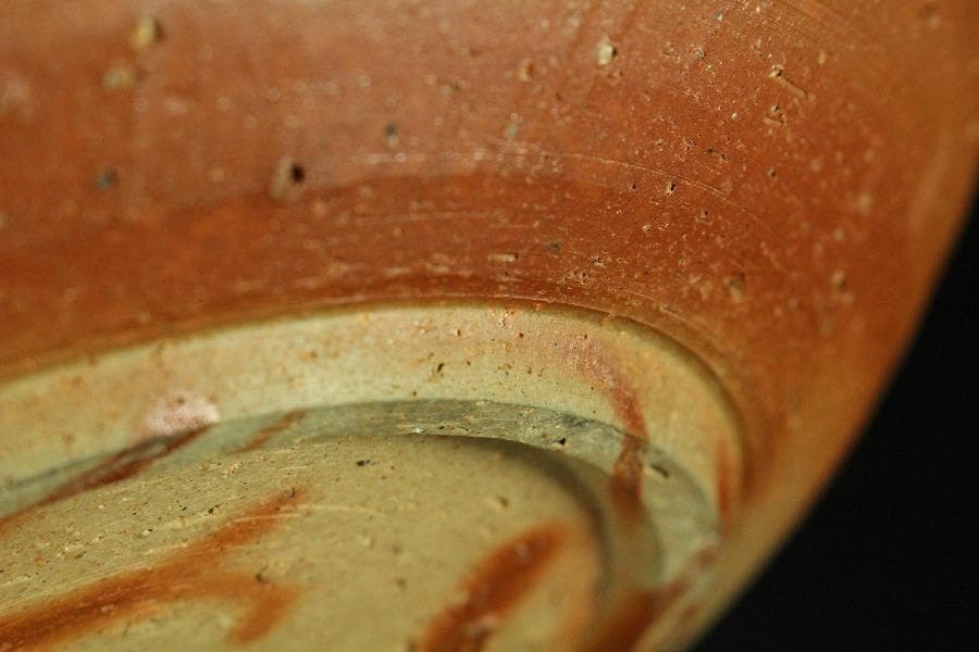 古美術 金重陶陽作 備前 皿 共箱 美品(K-YC568)