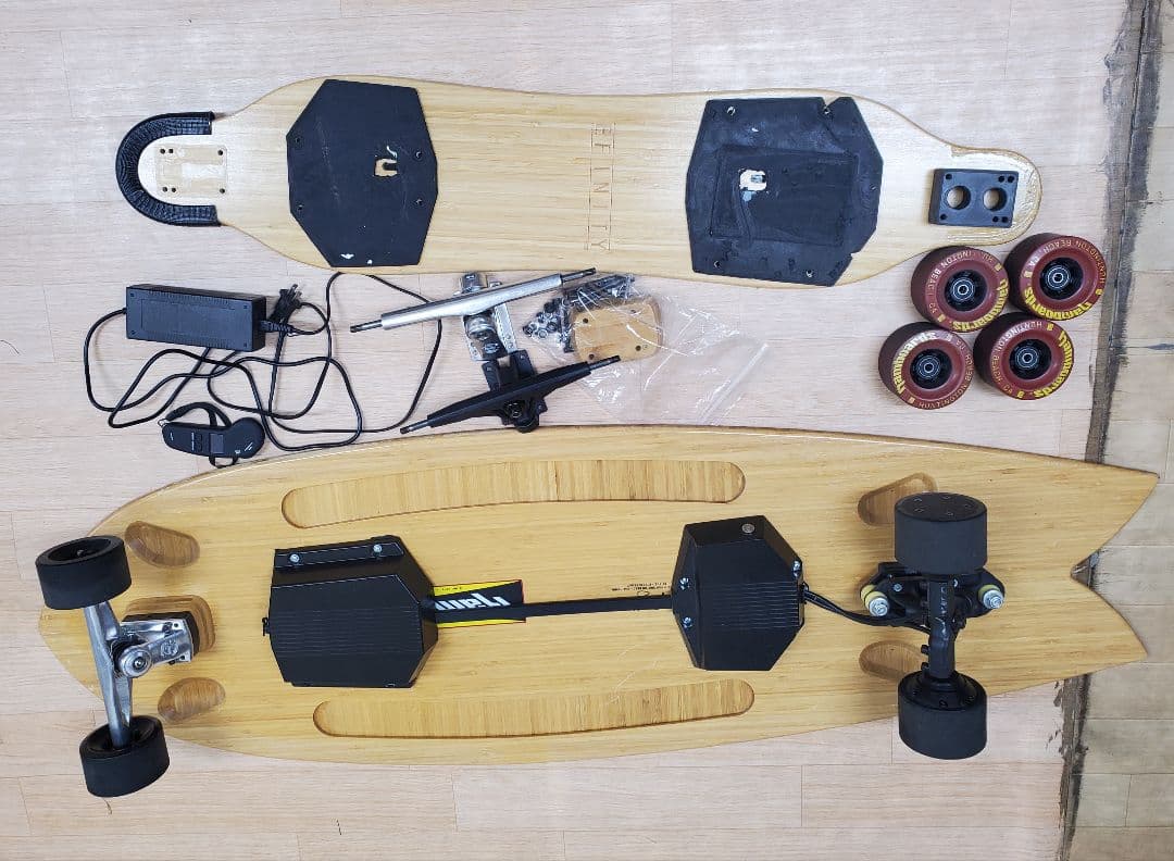 ハムボード フィッシュ × ENFINTY 電動カスタムスケートボード