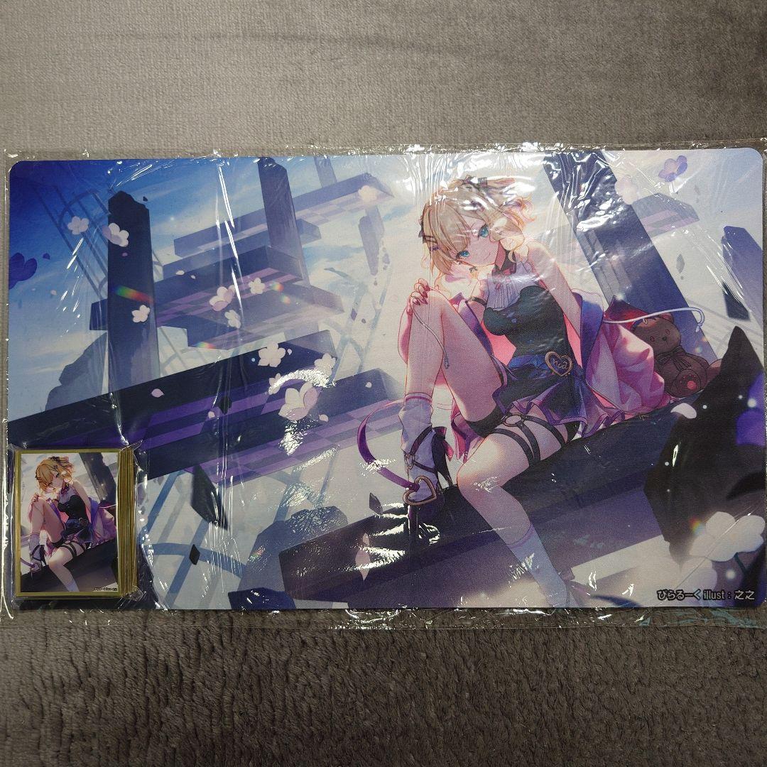 α1 ぶいすぽっ 舞う花びら&クマのぬいぐるみ 胡桃のあ スリーブ&プレイマット