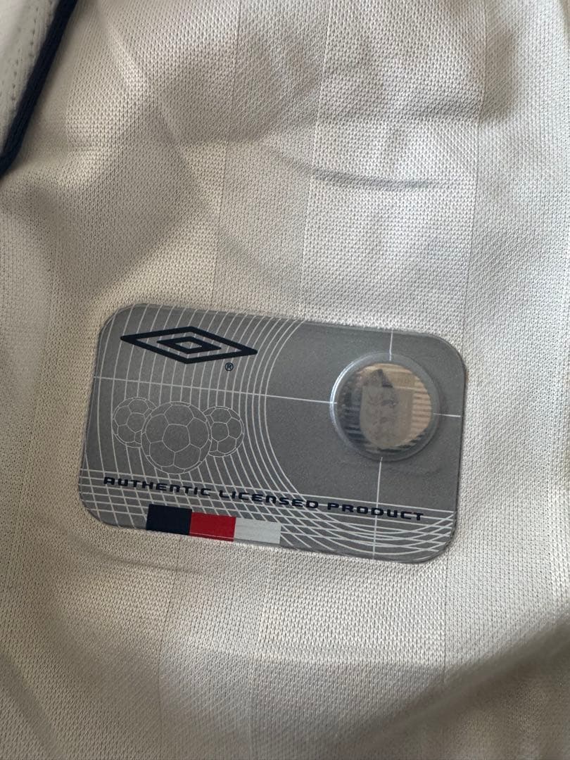 00s UMBRO England代表 ベッカム #7 長袖ユニフォーム