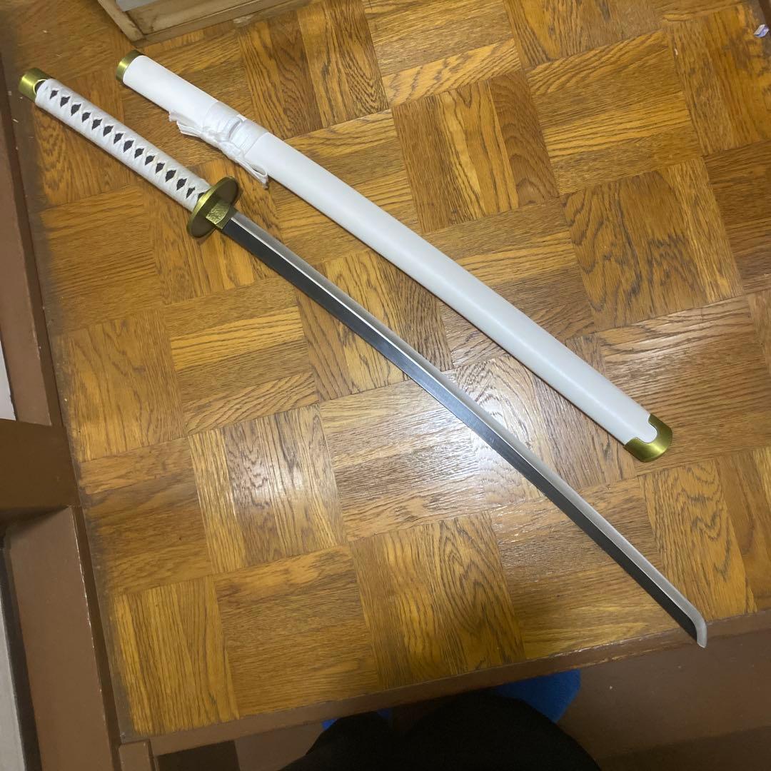 アニメ　1/1スケール　コスプレ刀　鬼滅の刃風　日輪刀風　居合刀　模造刀　金属