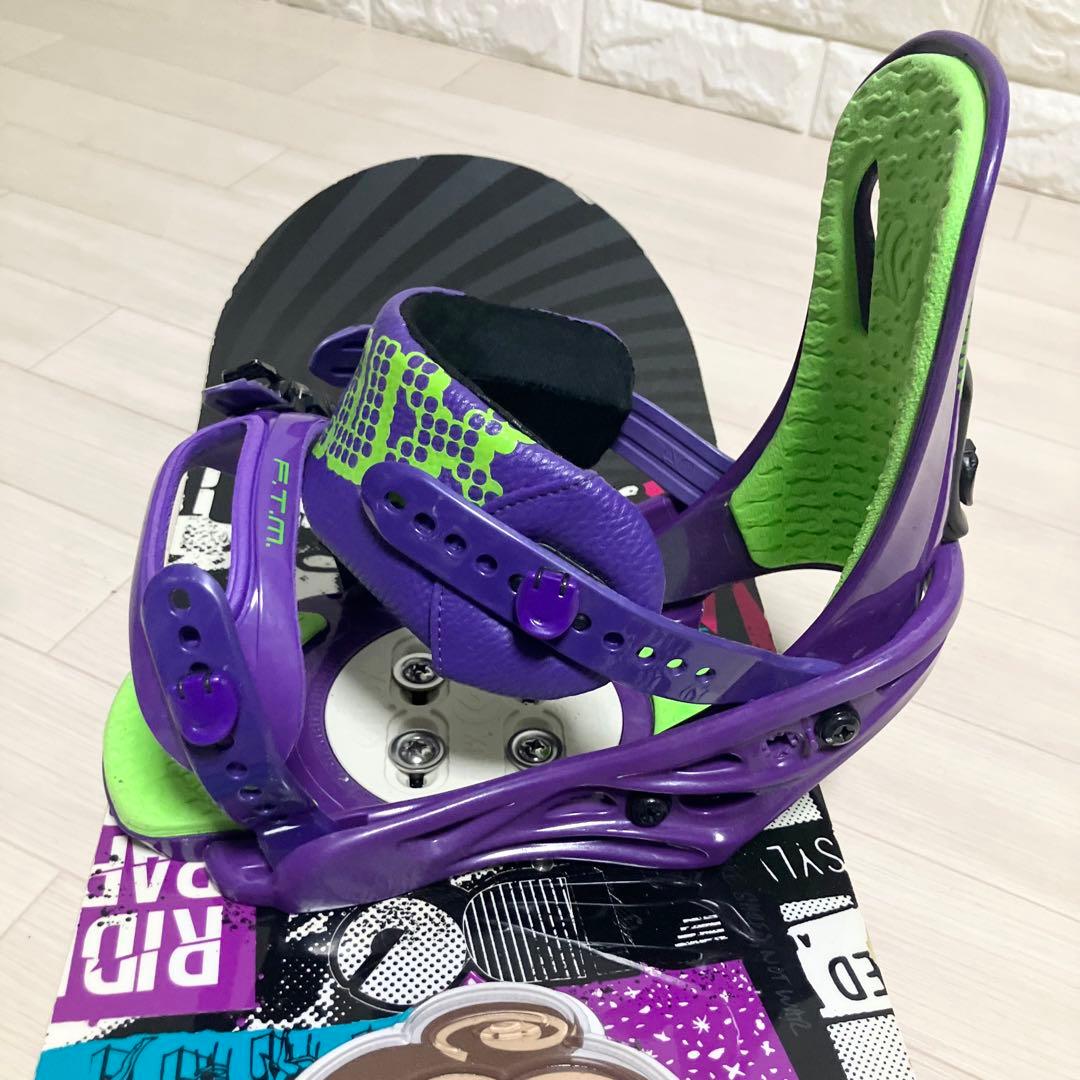 RIDE RAPTURE SERIESライドスノーボード147/FLUXバインS