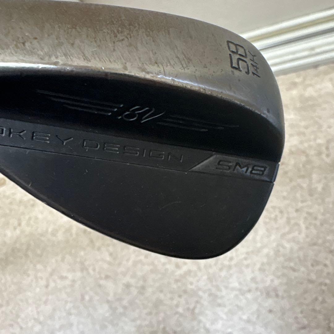 タイトリスト　SM8 ウェッジ 58度 14度　ブラック　レフティ