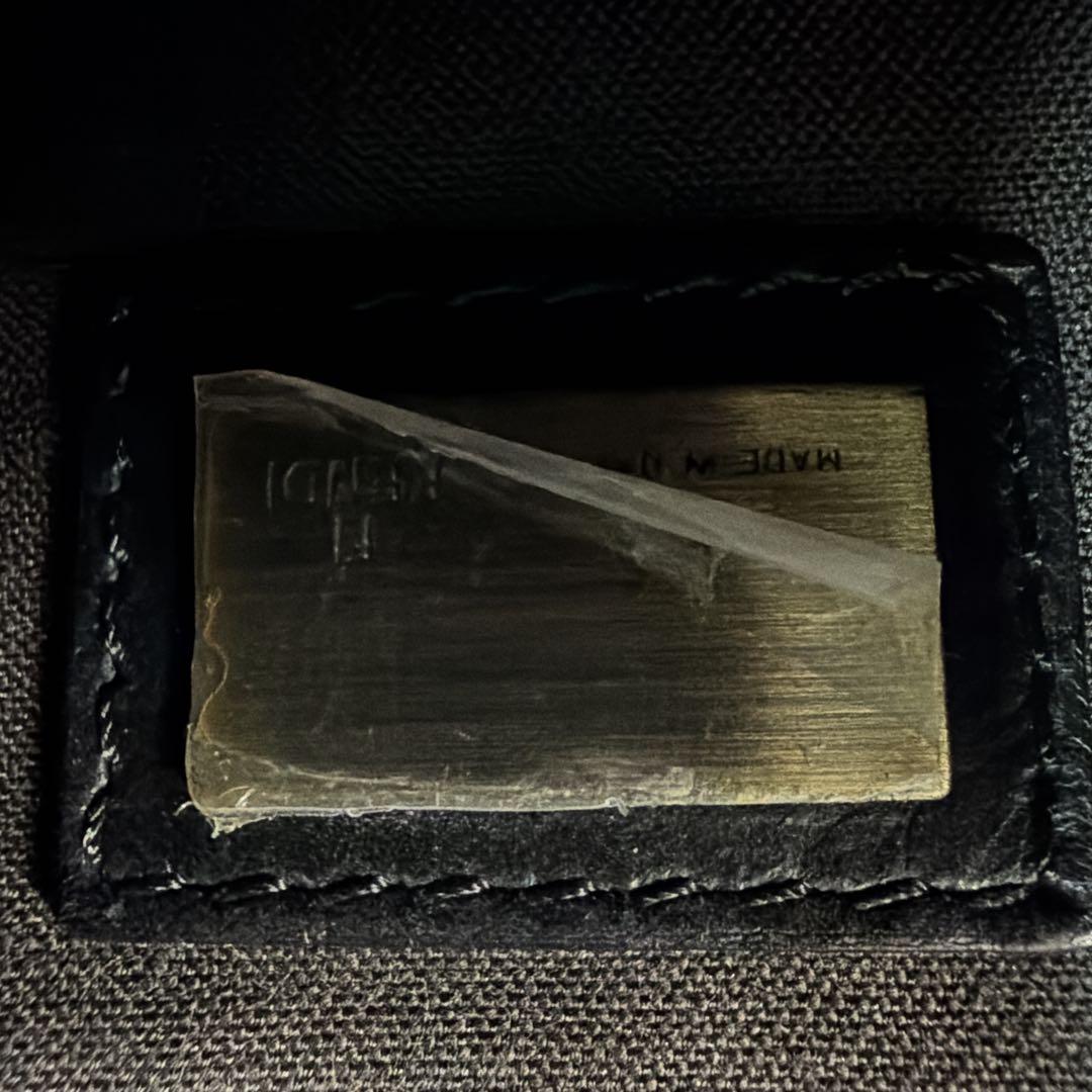 超希少 FENDI フェンディ ミニ ボルサマジック ハンドバッグ ズッカ柄 黒