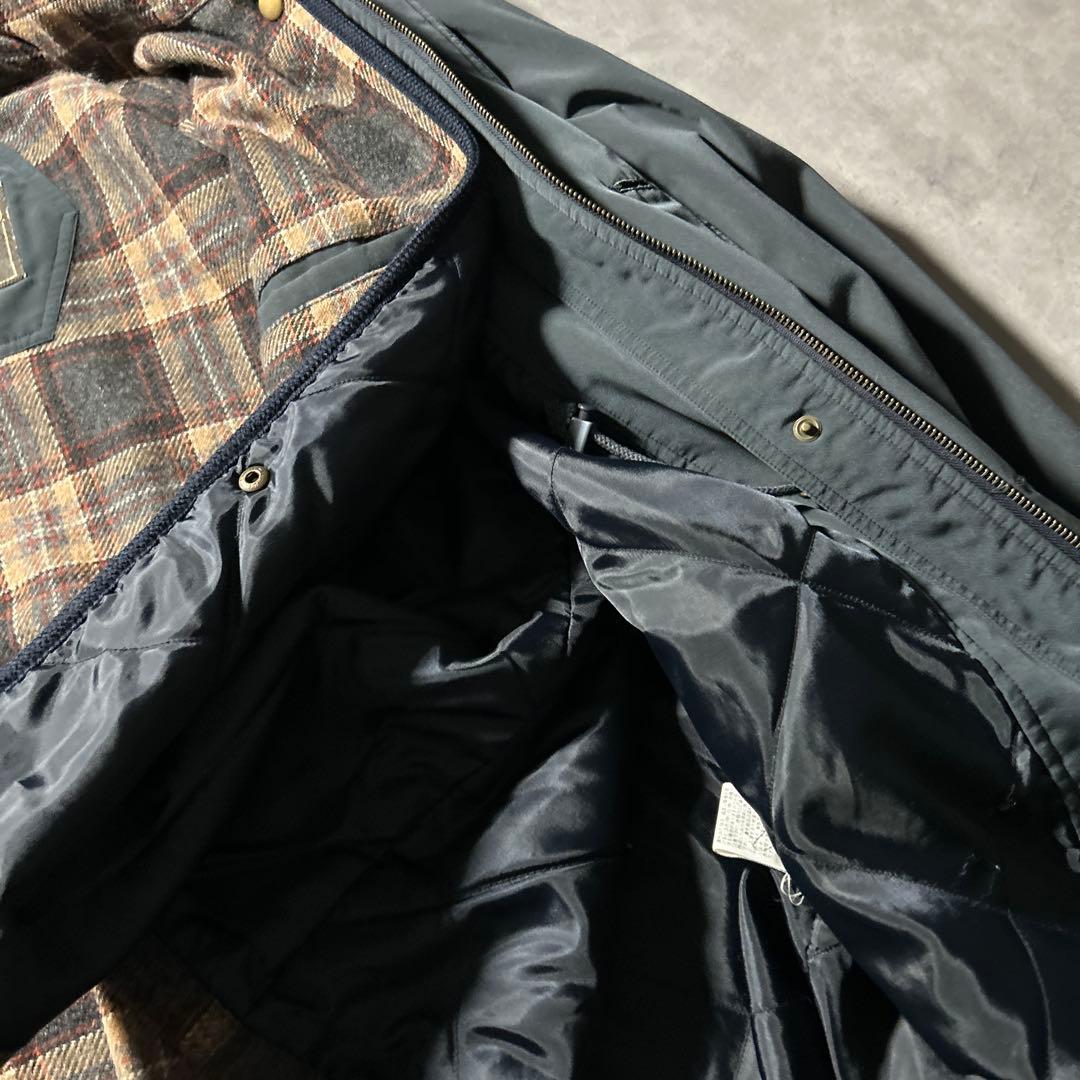 90s PLAYBOY マルチポケット ハーフコート ジャケット ブルゾン