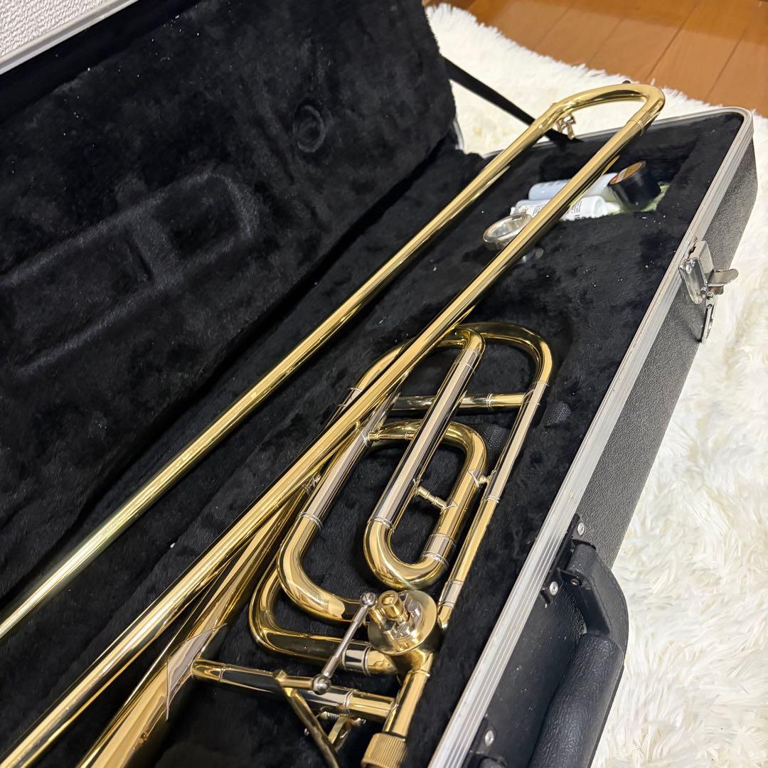 PLAYTECH プレイテック テナーバストロンボーン　管楽器　ケース付