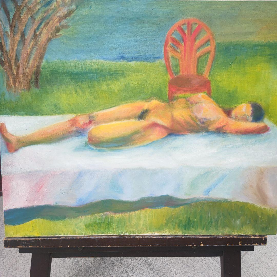 油彩画 人物画 自然風景　よしだのりこ