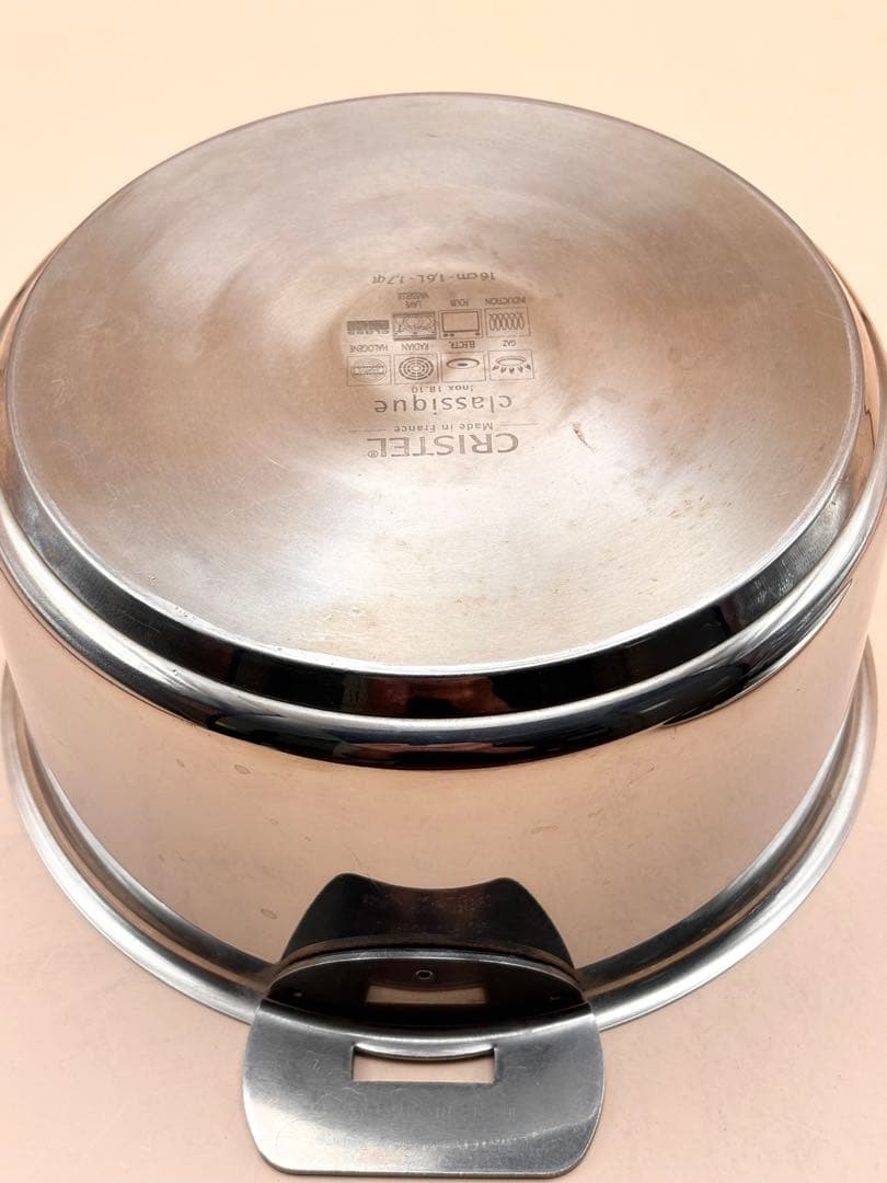 16cm CRISTEL クリステル グラフィット　深鍋