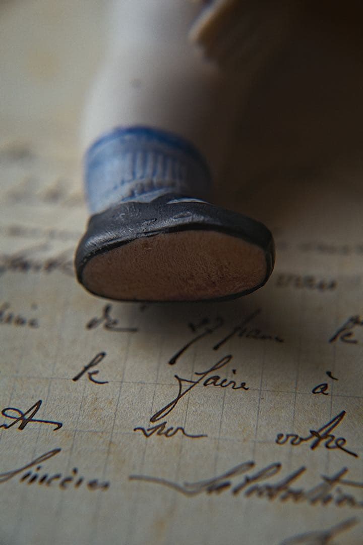 アンティーク ビスクドール ミニョネット ドイツ Hertwig オールビスク